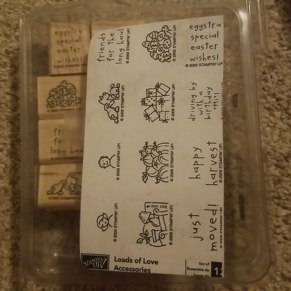 Stampin Up Loads of Love Accessories stamp set.